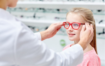 tròng kính thuốc dành cho trẻ em